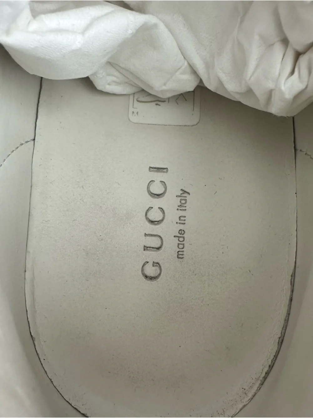 Gucci Ace Perforated Interlocking G Sneakers Size: 37 - Picture 6 of 16